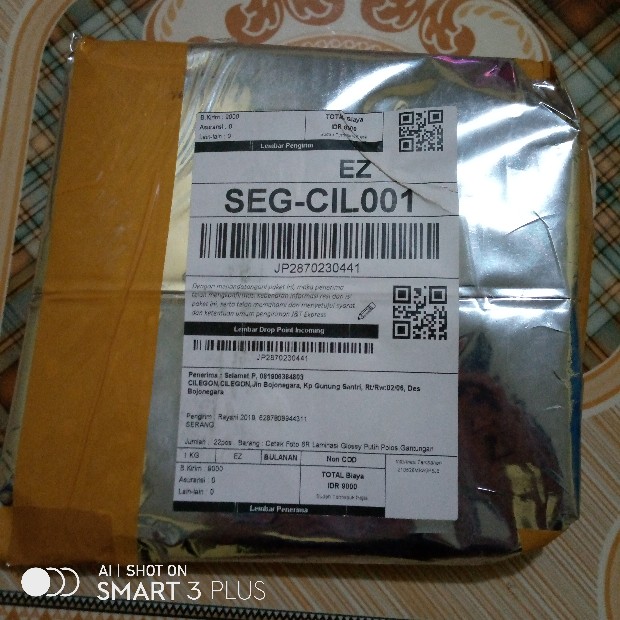 Gantungan Kunci Foto Laminasi Glossy