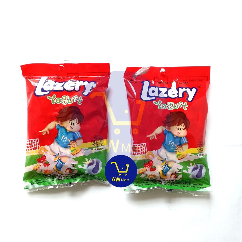 PERMEN LAZERY YOGURT 100G ISI 40 PCS