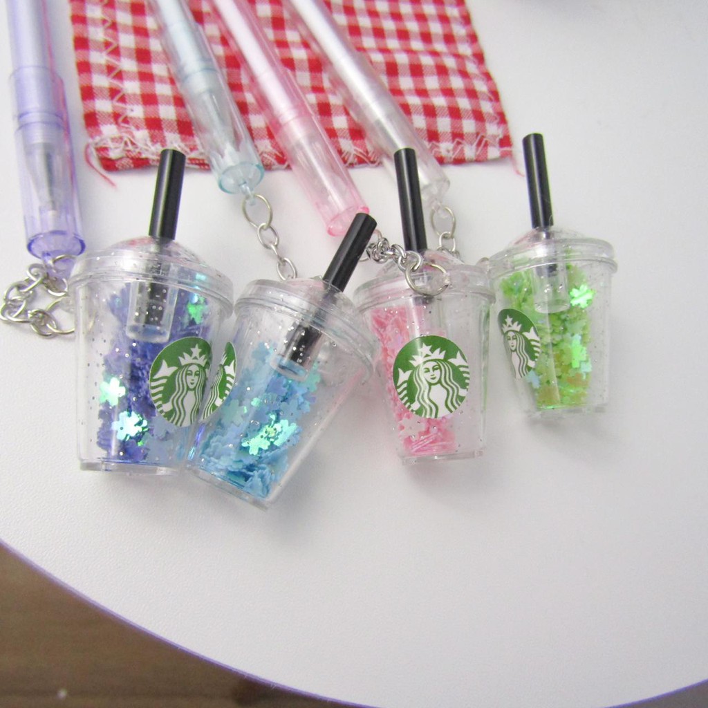 Kado Unik Pulpen Starbucks boba bubble pena pen Ballpoint alat tulis lucu gemes READY JAKARTA COD-4