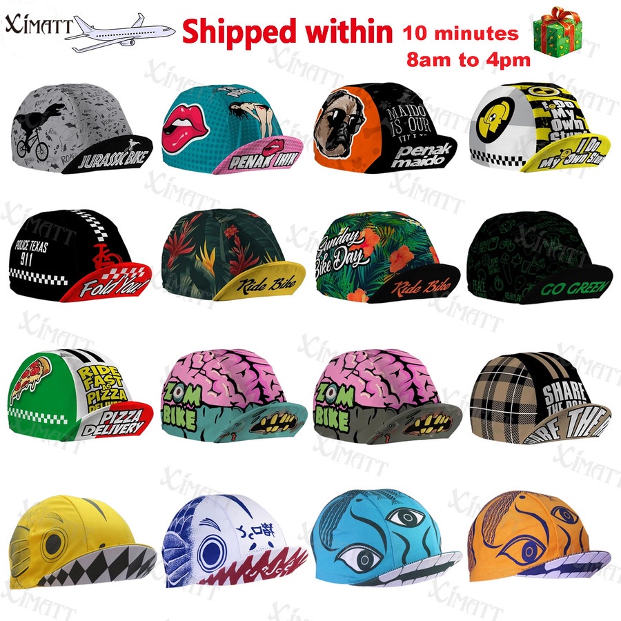 Ximatt cycling cap topi sepeda zom bike jurassic penak ihik own stunt