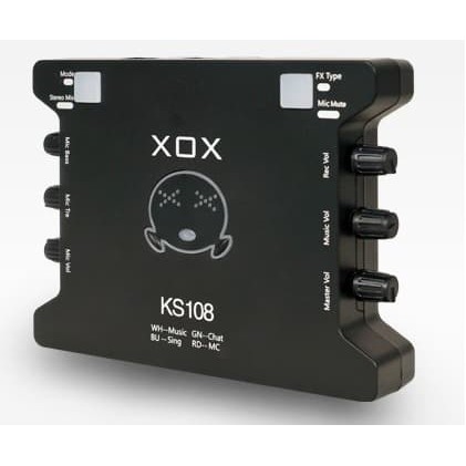 Sound Card External XOX KS108 Online Recording SMULE KS 108 RECORD USB