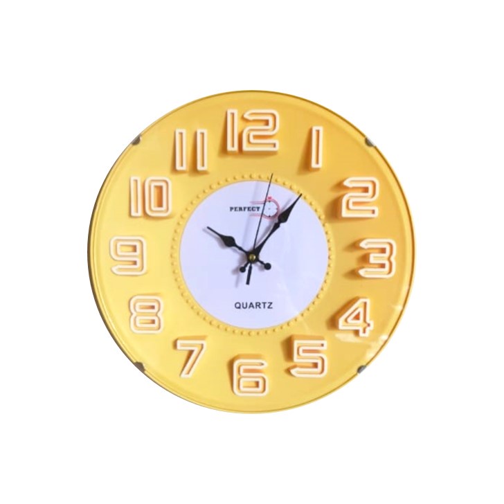 Jam Dinding Minimalis Jam Dinding Hitam 30cm Quartz Movement Perfect Wall Clock