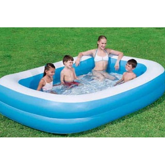 Kolam Renang Anak Bestway Kotak Polos Sedang Karet Balon Tiup Mandi