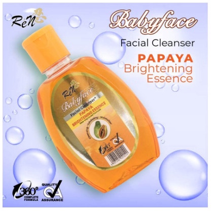 PAPAYA CLEANSER BABY FACE 150ML REN BPOM ASLI / ORIGINAL