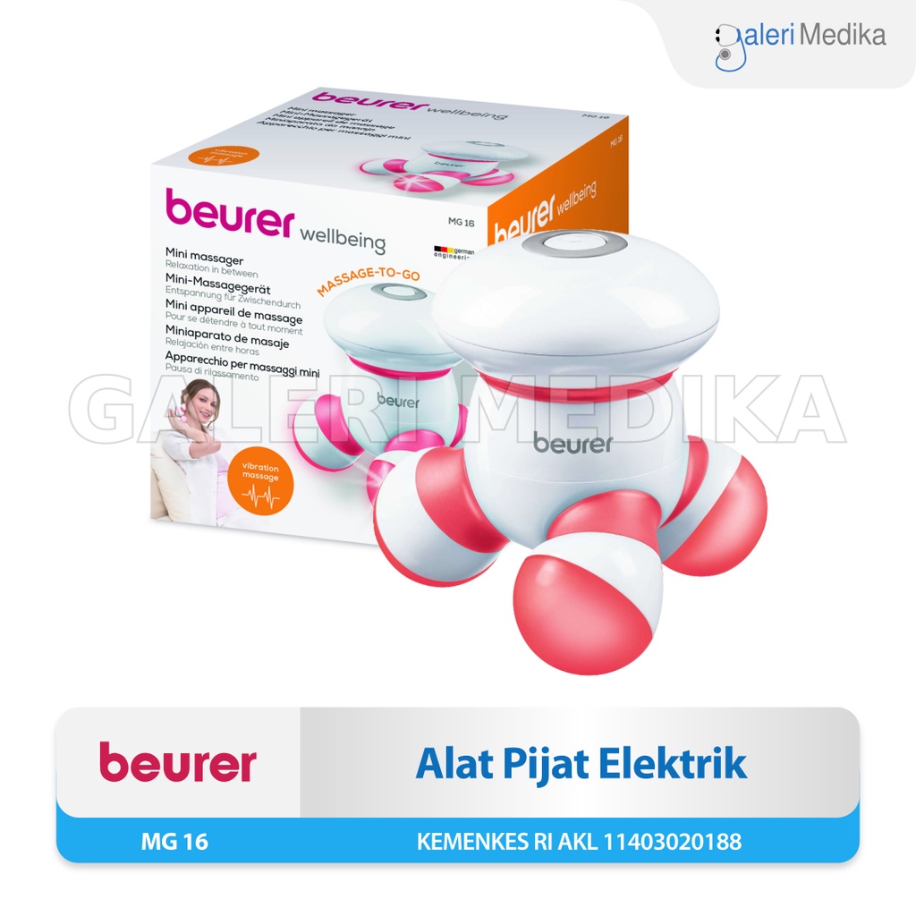 Alat Pijat Elektrik Beurer MG 16 / MG16 / MG-16 Mini Massager Cocok Untuk Travel