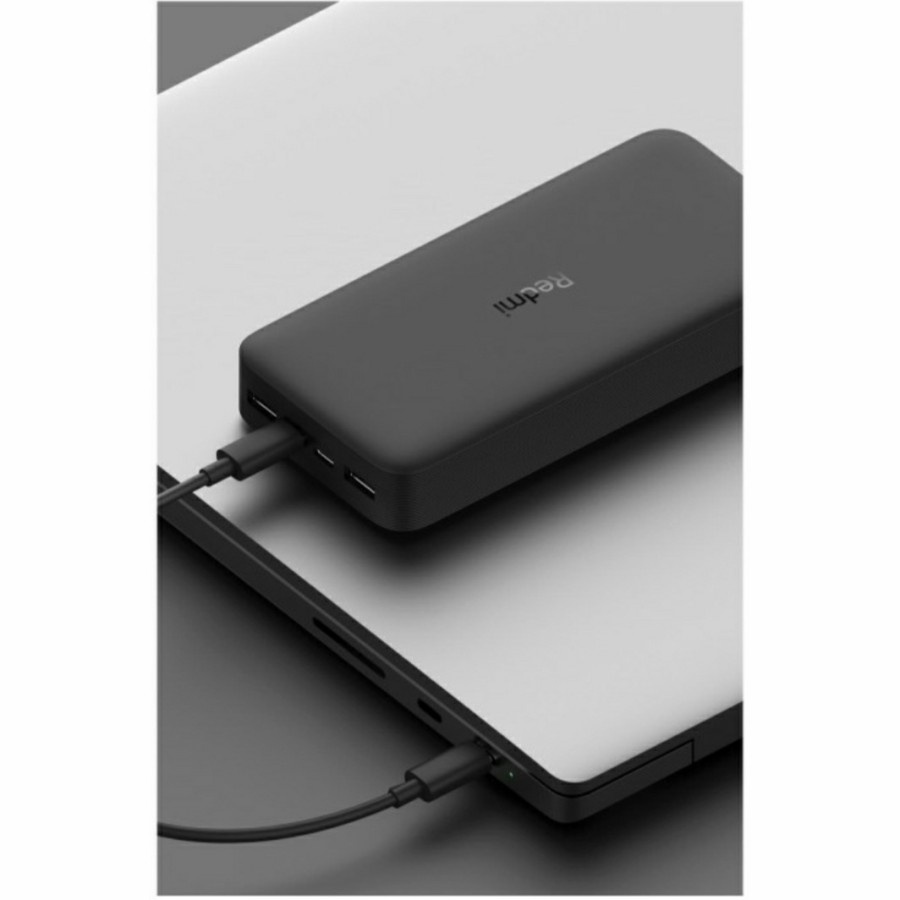 Xiaomi Redmi PowerBank 20000mAh Power Bank HITAM 18W Fast Charging Original 100%