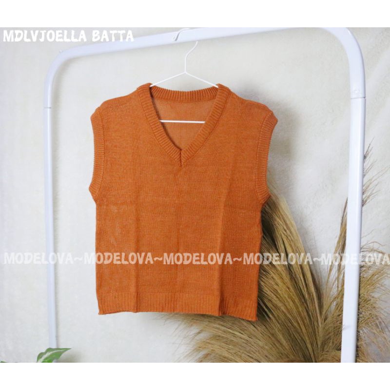 MDLV~ BAJU RAJUT ROMPI JOELLA // ROMPI RAJUT CEWEK // FASHION WANITA