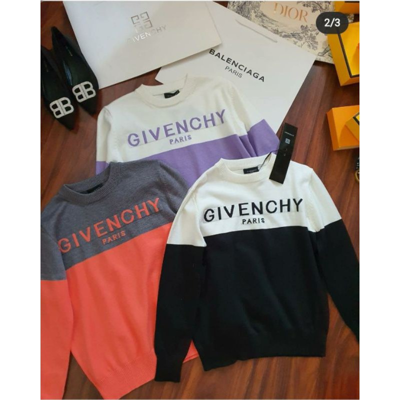 SWEATER RAJUT GIVENCHY 3 WARNA RAJUT HALUS IMPORT