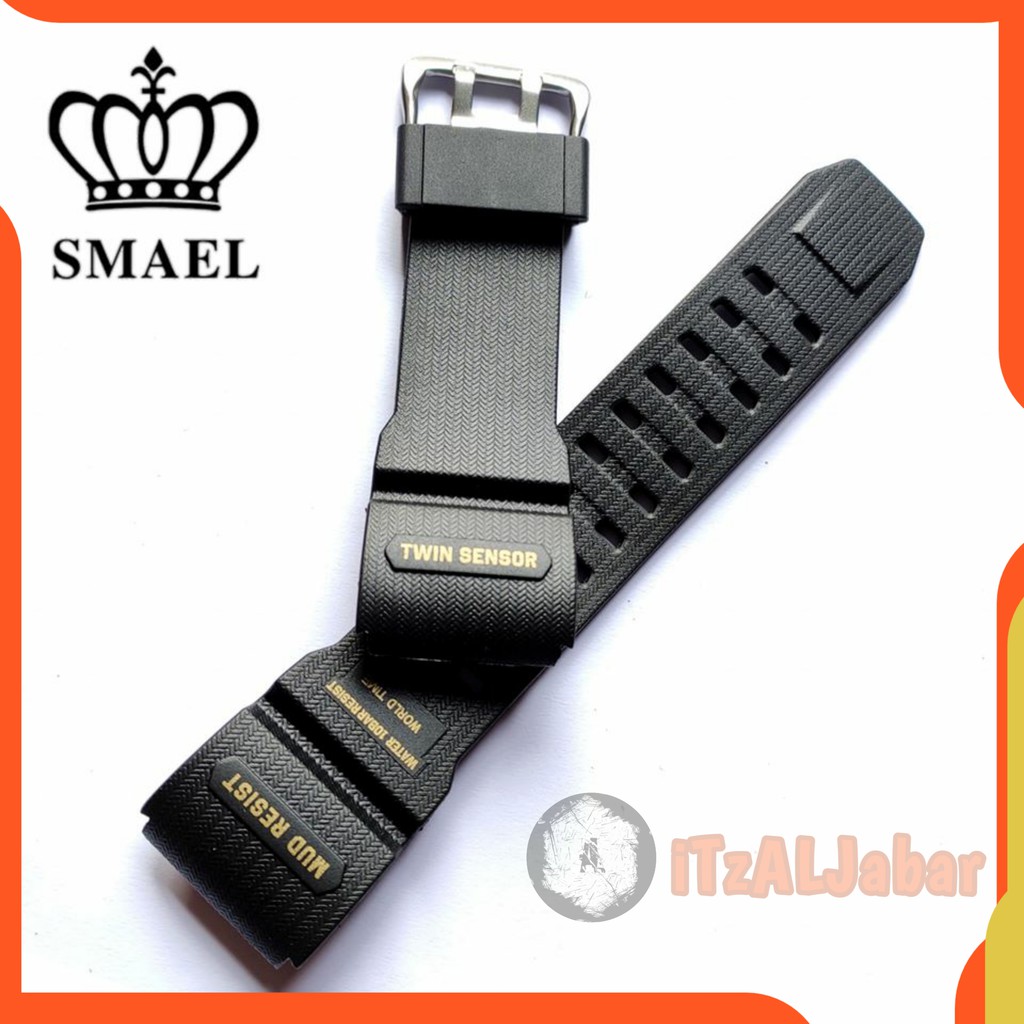 Tali jam tangan SMAEL 8010 rubber strap Original oem