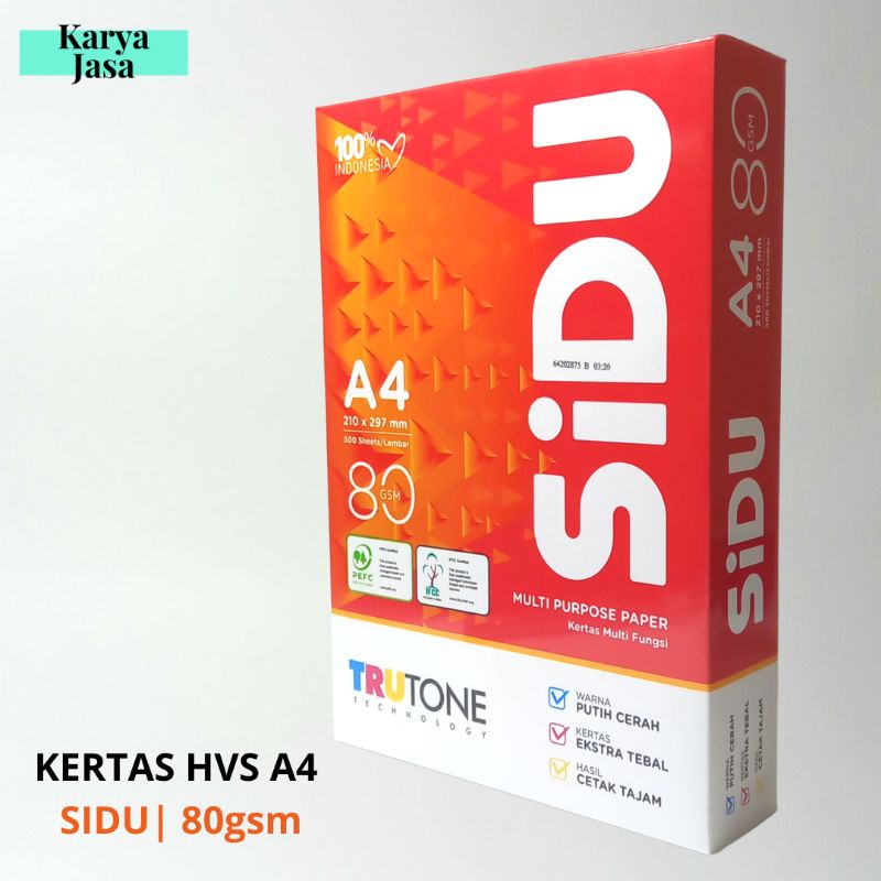 

SIDU Kertas HVS A4 80 Gsm | Kertas A4 80 Gram | Kertas Multi Fungsi Trutone | Grosir Kertas Medan