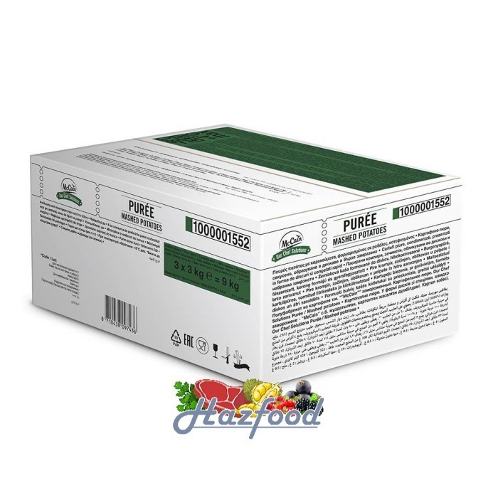 

McCain Puree Mashed Potatoes 1 karton - 3 x 3 Kg