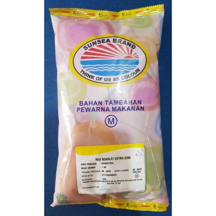 PEWARNA MAKANAN ROHA BUBUK RED SCARLET EXTRA 2106 1KG