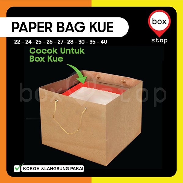 

Paper Bag Polos - PAPER BAG KUE - KRAFT COKLAT (10 pcs)
