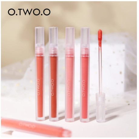 O.Two.O Lip Gloss Matte Tahan Lama 6 Warna HK-YJ 002