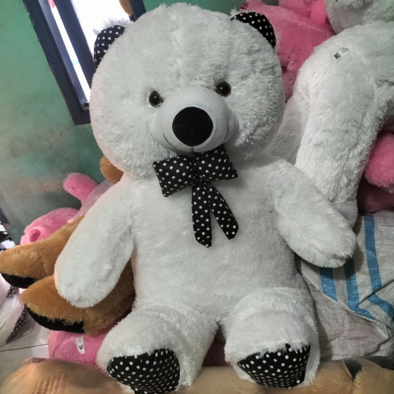 boneka beruang jumbo polos 80cm