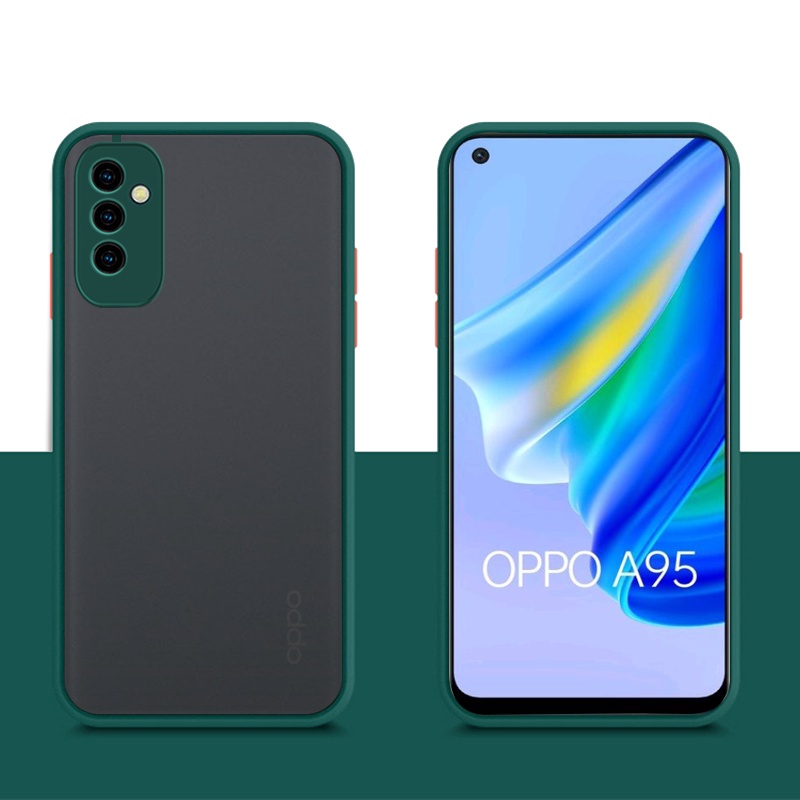 Case OPPO A95 4G Hard Case AERO Protection Camera Premium Casing