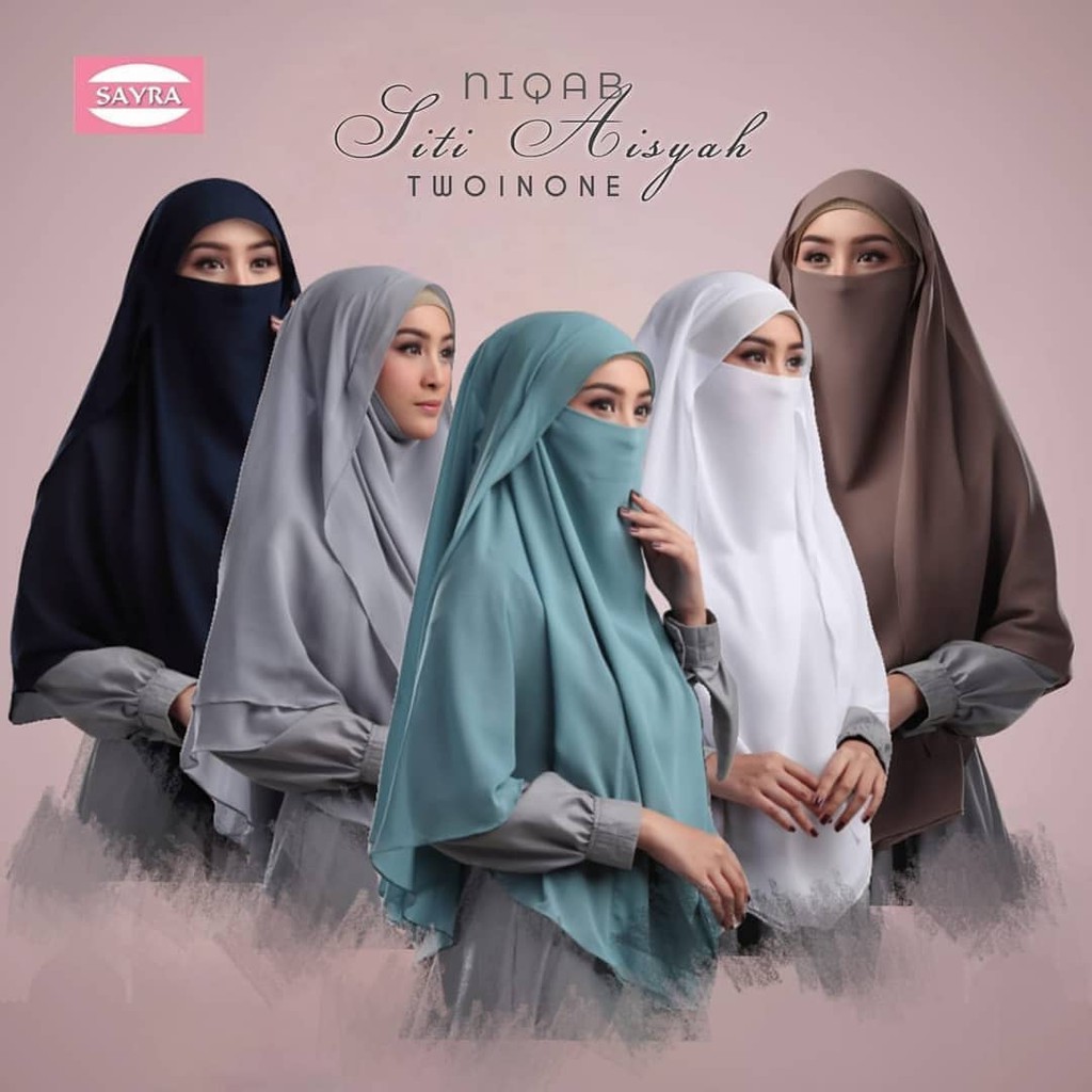 V3 KDJ Krudung Khimar Niqab Siti Aisyah