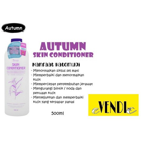 [FREE BOTOL SPRAY] Hatomugi Skin Conditioner Autumn with Hatomugi Extract 500ml