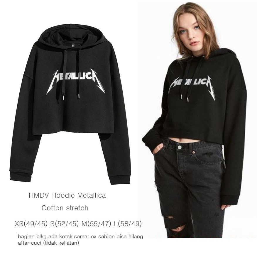 hoodie metallica h&m