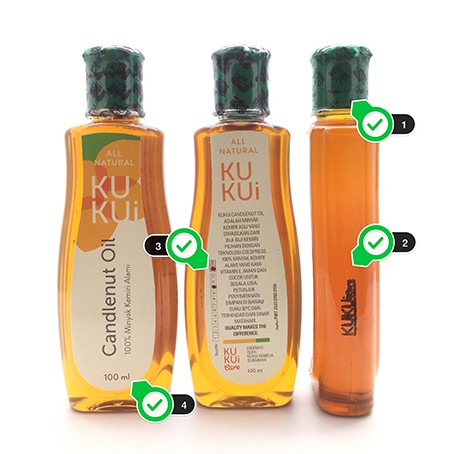 KUKUI Minyak Rambut Kemiri Minyak Penyubur Rambut 100% ORIGINAL KEMIRI ASLI SBSKEBONSARI