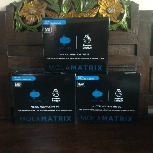 Receiver Parabola Mola Matrix Hitam HEVC Full HD