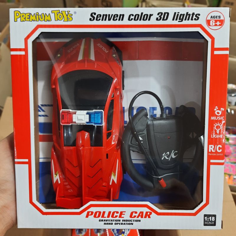 MAINAN ANAK MOBIL REMOT ATAU RC POLICE CARS DENGAN REMOT MODEL STIR