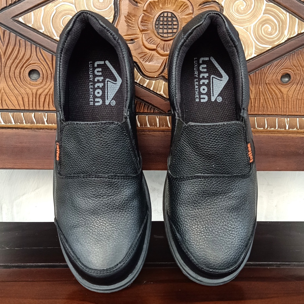 Lutton - sepatu kulit pria terbaru - HINO SAFETY
