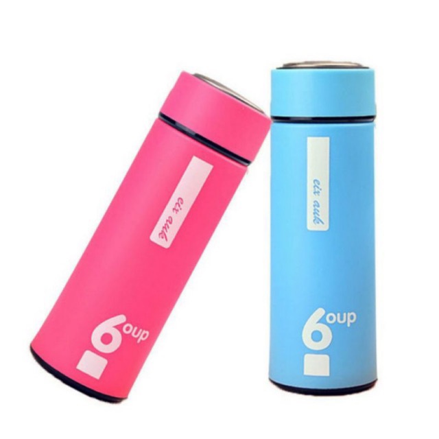 Botol Kaca Motif 6cup 450ml Botol Air Minum Karakter 6 Cup Animal Termos Tumbler Bottle Glass