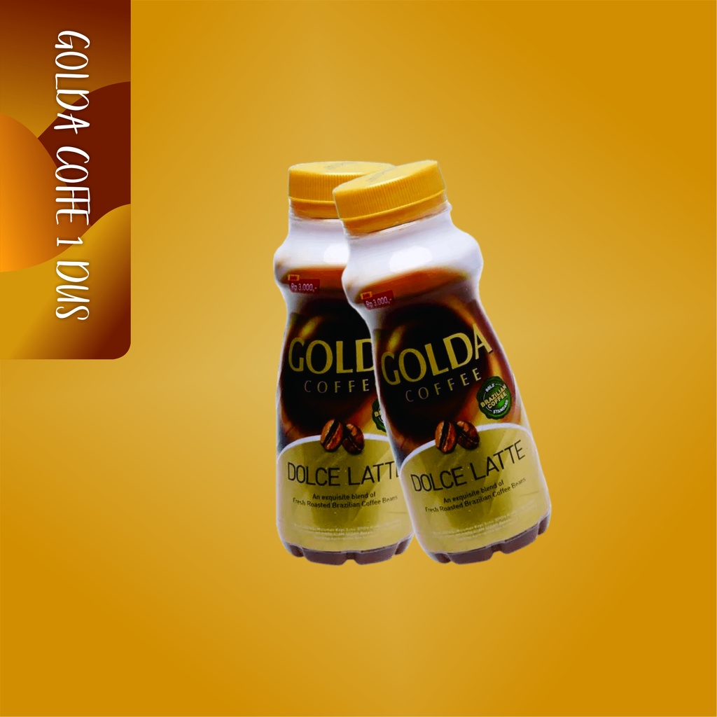 

Golda Coffe Dolce Latte 1 Dus isi 12 Botol