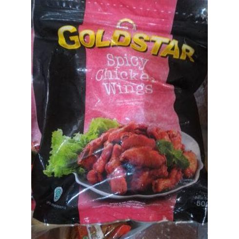 

ENAK Spicy wing sayap ayam goldstar 500gr BANYAK RASA