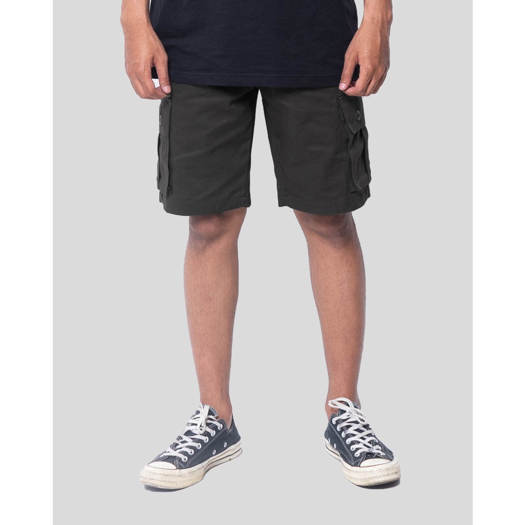 Relax Short Cargo Pants - Dark Grey