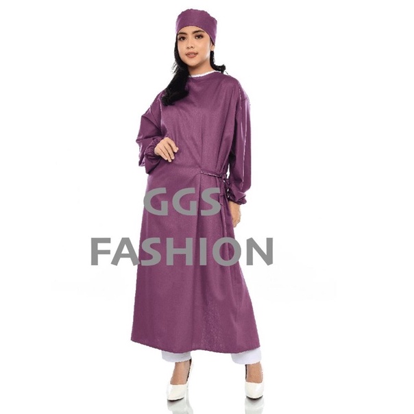 TFA APD Gown - APD Medis - Baju APD Medis - Gown Medis - Jubah Kain  Surgical Gown Toyobo Violet