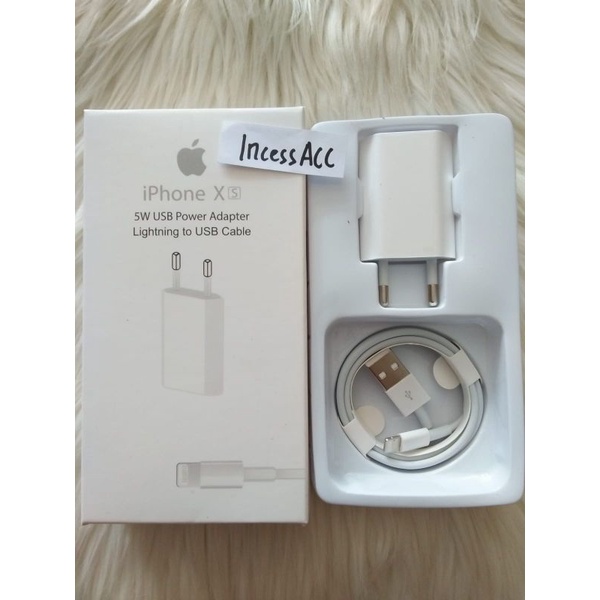 Charger Iphone 5 6 7 ORI 99% High Quality Travel Charger Lightning KW Super Cable 1M