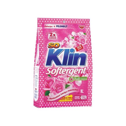 So Klin Softergent Detergent Bubuk Pink 1.8 kg