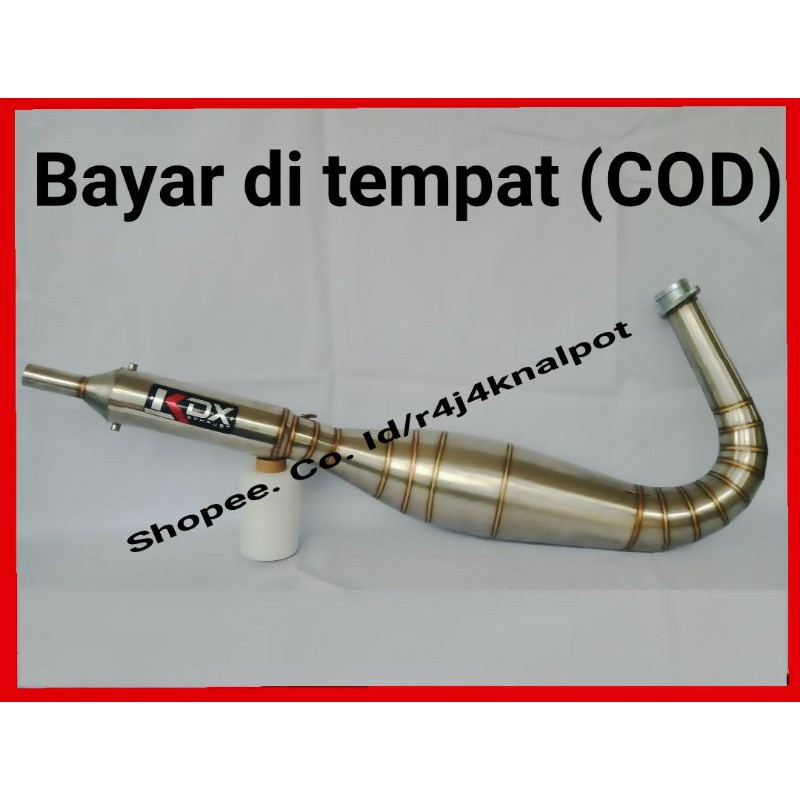 knalpot RX king telo kompetisi 3v3 kdx full stainless