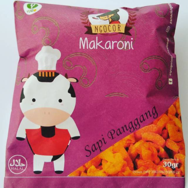

Makaroni ngocor sapi panggang jajanan murah ready stock langsung agen bisa jual lagi