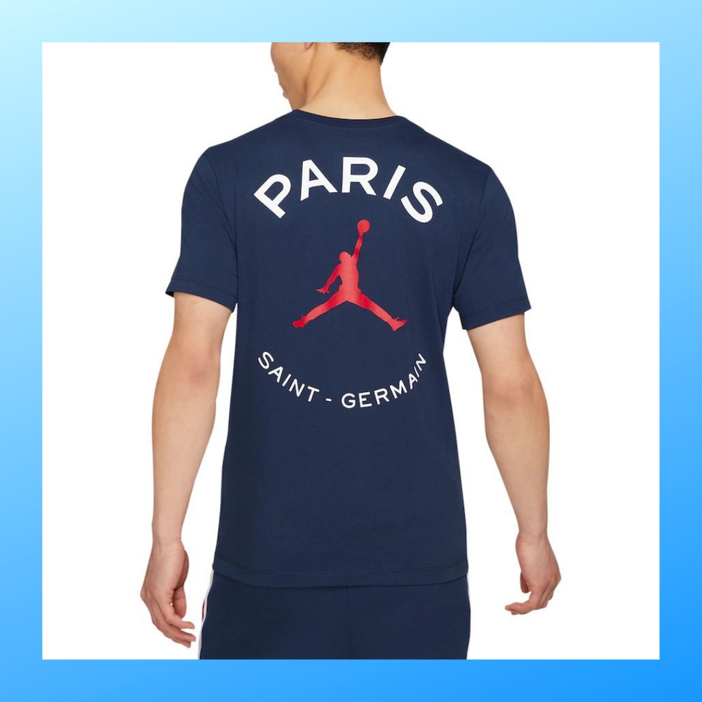 Kaos distro pria katun combed PSG baju atasan wanita dewasa t-shirt vintage outfit premium casual suit pakaian paris saint germain merchandise oneck oblong kombed 24s lengan pendek apparel navy K001