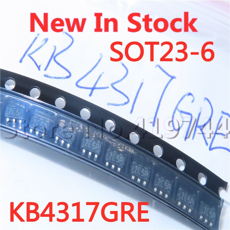 10pcs/lot Kualitas100% KB4317 KB4317GRE SOT23-6 SMD LED backlight boost chip ZL54 ZL5P Dalam Stok Baru Original