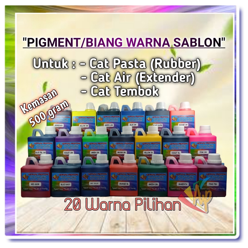 

Pigment Biang Warna Cat Sablon All Varian 500 gram