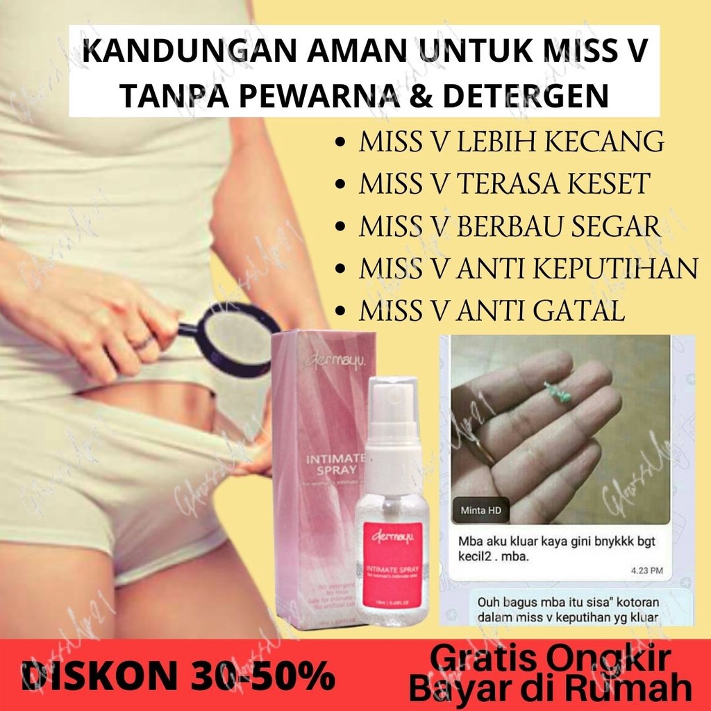 PERAPAT MISS V DERMAYU INTIMATE SPRAY 20ML - PERAPAT VAGINA - PENGENCANG MISS V - PENGENCANG VAGINA