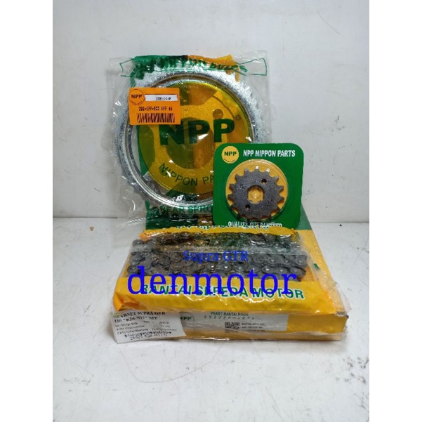 GEAR SET SUPRA GTR 150 MEREK NPP