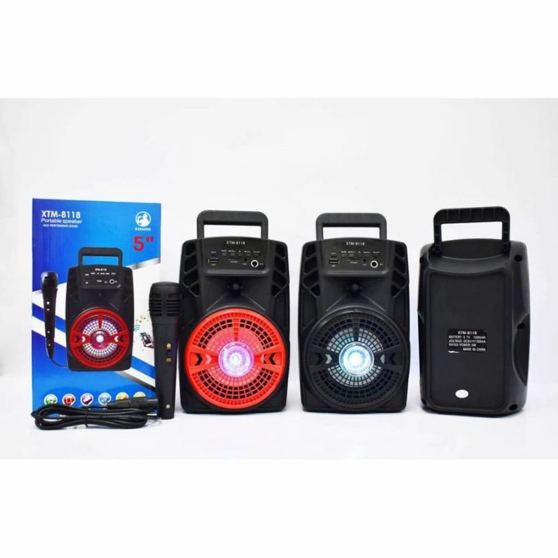 COD SPEAKER BLUETOOTH 5 INCH XTM-8118 PLUS MIC KARAOKE//SALON AKTIF XTM-8118//SPEAKER KARAOKE X-BASS//SPEAKER MURAH