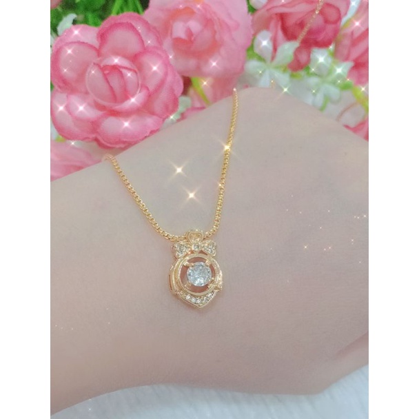 (COD/BISA BAYAR DITEMPAT) Kalung KOREA model PERMATA LOVE