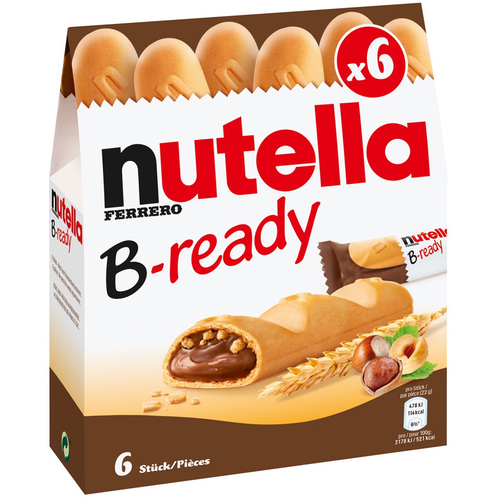 Jual NUTELLA B-READY / Nutella Bready / Nutella B Ready - Biskuit Isi ...