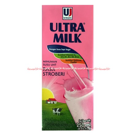 Ultra Milk 200ml Susu UHT Full Cream Susu Ultra Siap Minum Ful Krim Susu Putih Ultramilk Ultra Milks Rasa Plain Caramel Coklat Taro Low Fat Original