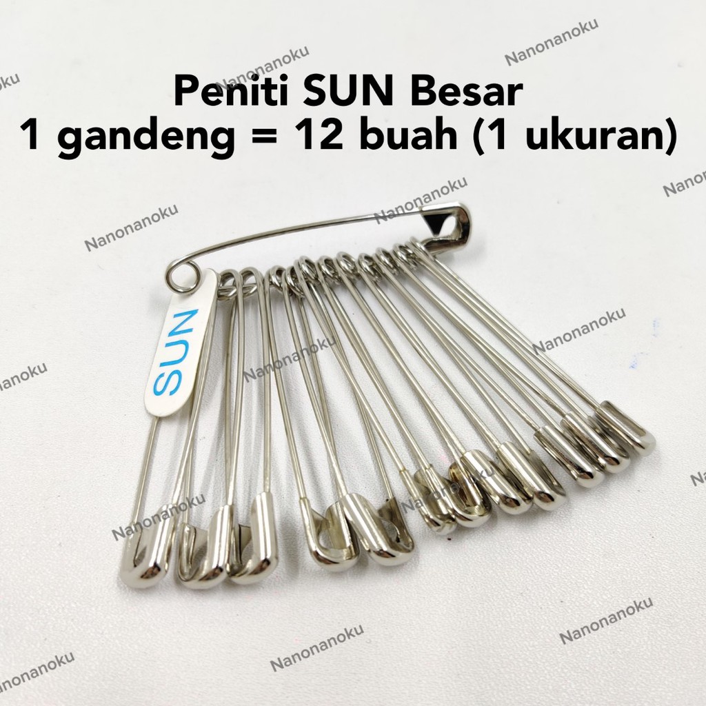 Peniti SUN BESAR Gandeng/Renceng Perak