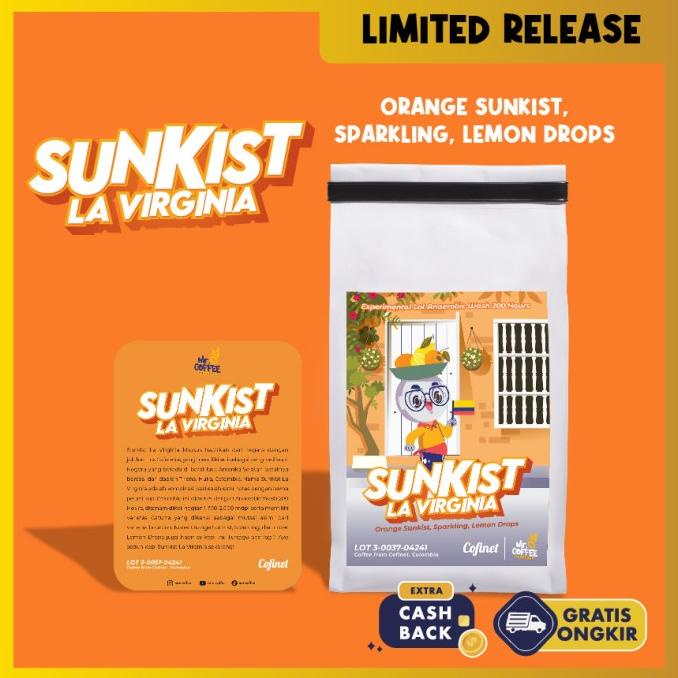 

Kopi Arabika Specialty SUNKIST LA VIRGINIA 200g - Limited Release