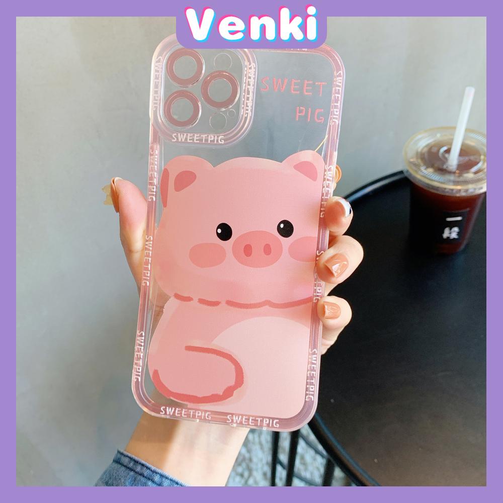 iPhone Case Silicone Soft Case Clear Case Square Edge Angel Eyes Camera Full Coverage Protection Shockproof Pink Yellow Cartoon Cute Style For iPhone 13 Pro Max iPhone 12 Pro Max iPhone 11 Pro Max iPhone 7 Plus iPhone XR XS MAX Max Pro 12 X/XS XR 11 pro