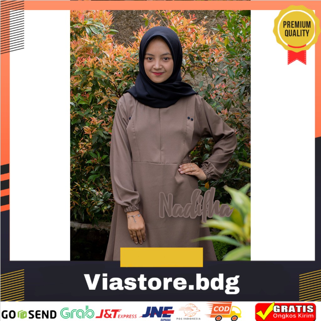 Atasan Tunik ITY Crepe Nadifha Moeslen Wear Model KK22