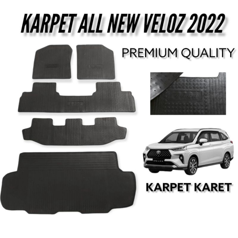 KARPET KARET VELOZ 2022 UP / ALL NEW AVANZA VELOZ 2022 - SEKARANG FULLSET